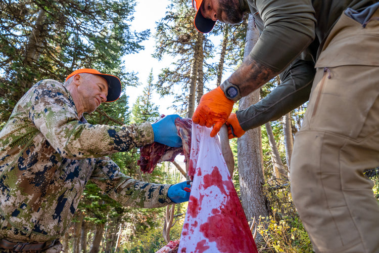 Randy Newberg with Caribou Gear Game Bags 