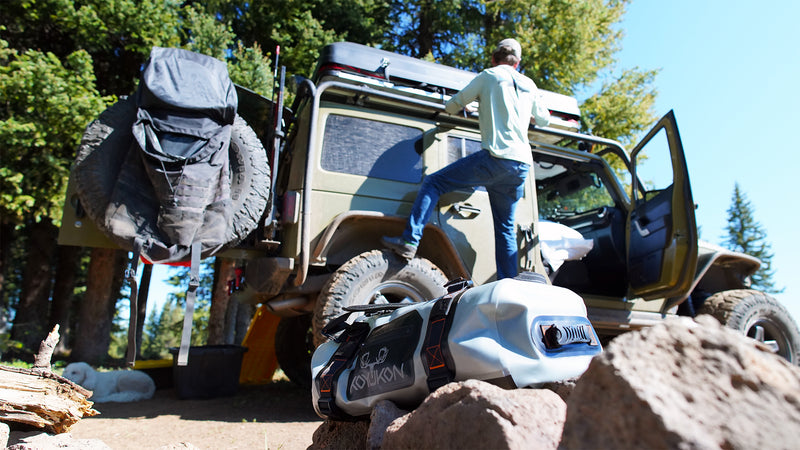 Load image into Gallery viewer, Waterproof Duffel Bag by Koyukon®- 90L Storm Gray
