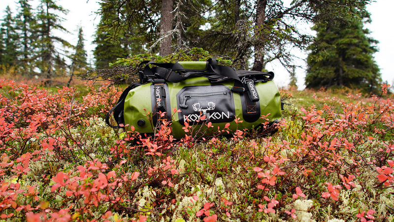 Load image into Gallery viewer, Waterproof Duffel Bag by Koyukon®- 70L Alpine Green
