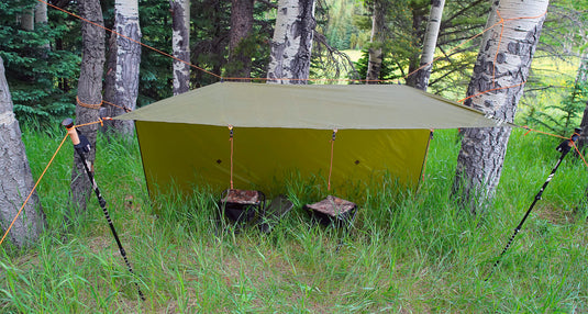 Hunters Tarp® Montana (7'x8’) Shelter - Gear Cover - Hunting Blind ...