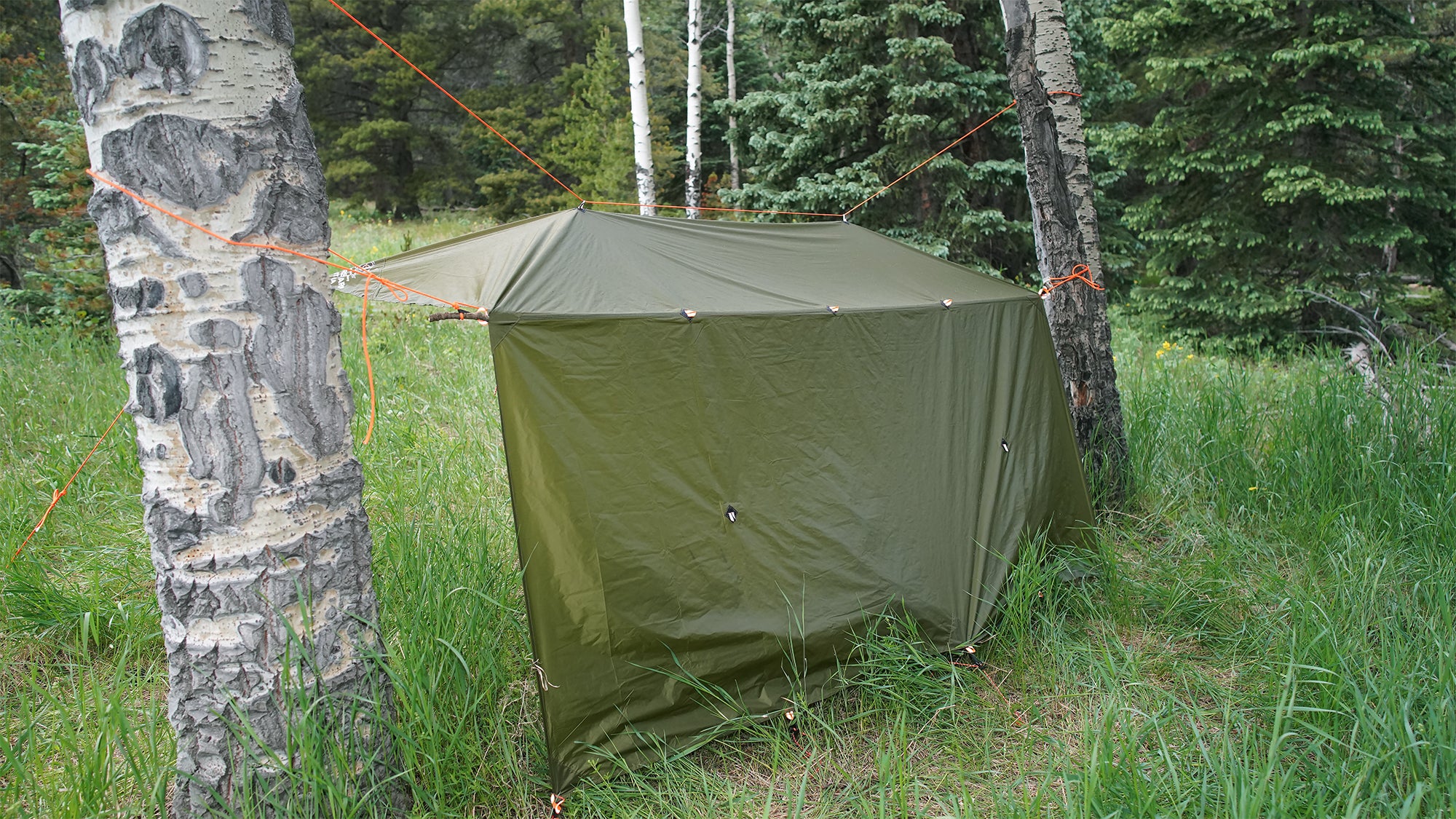 Hunters Tarp® Montana (7'x8’) Shelter - Gear Cover - Hunting Blind ...