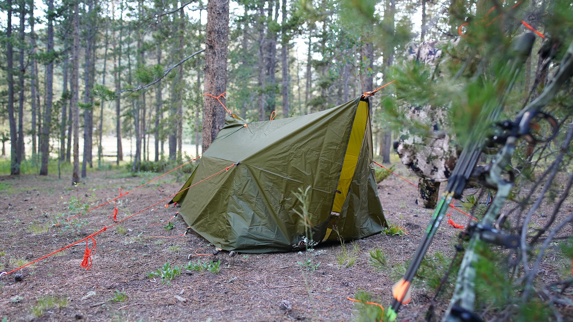 Hunters Tarp® Montana (7'x8’) Shelter - Gear Cover - Hunting Blind ...