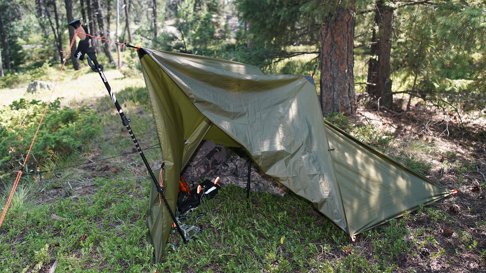 Hunters Tarp® Montana (7'x8’) Shelter - Gear Cover - Hunting Blind ...