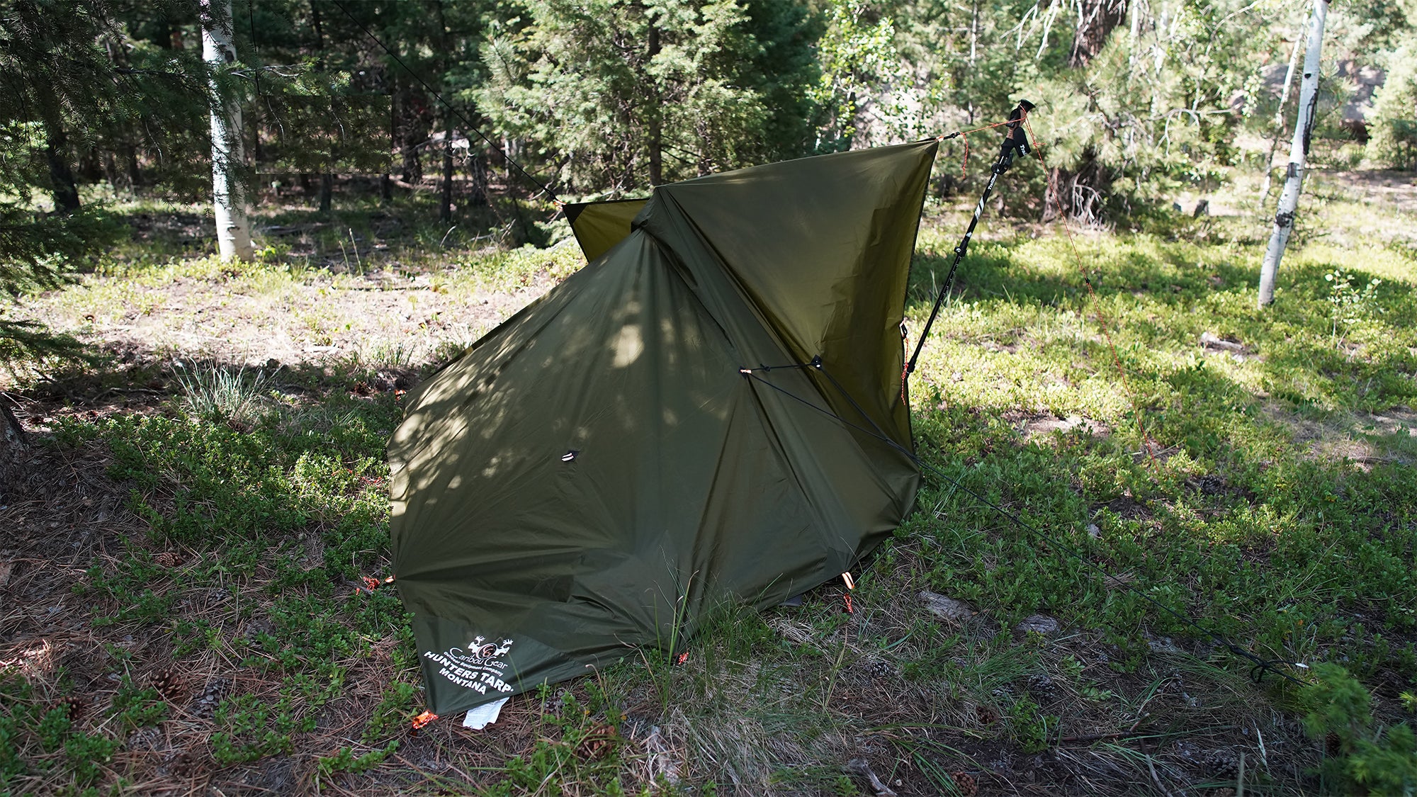 Hunters Tarp® Montana (7'x8’) Shelter - Gear Cover - Hunting Blind ...