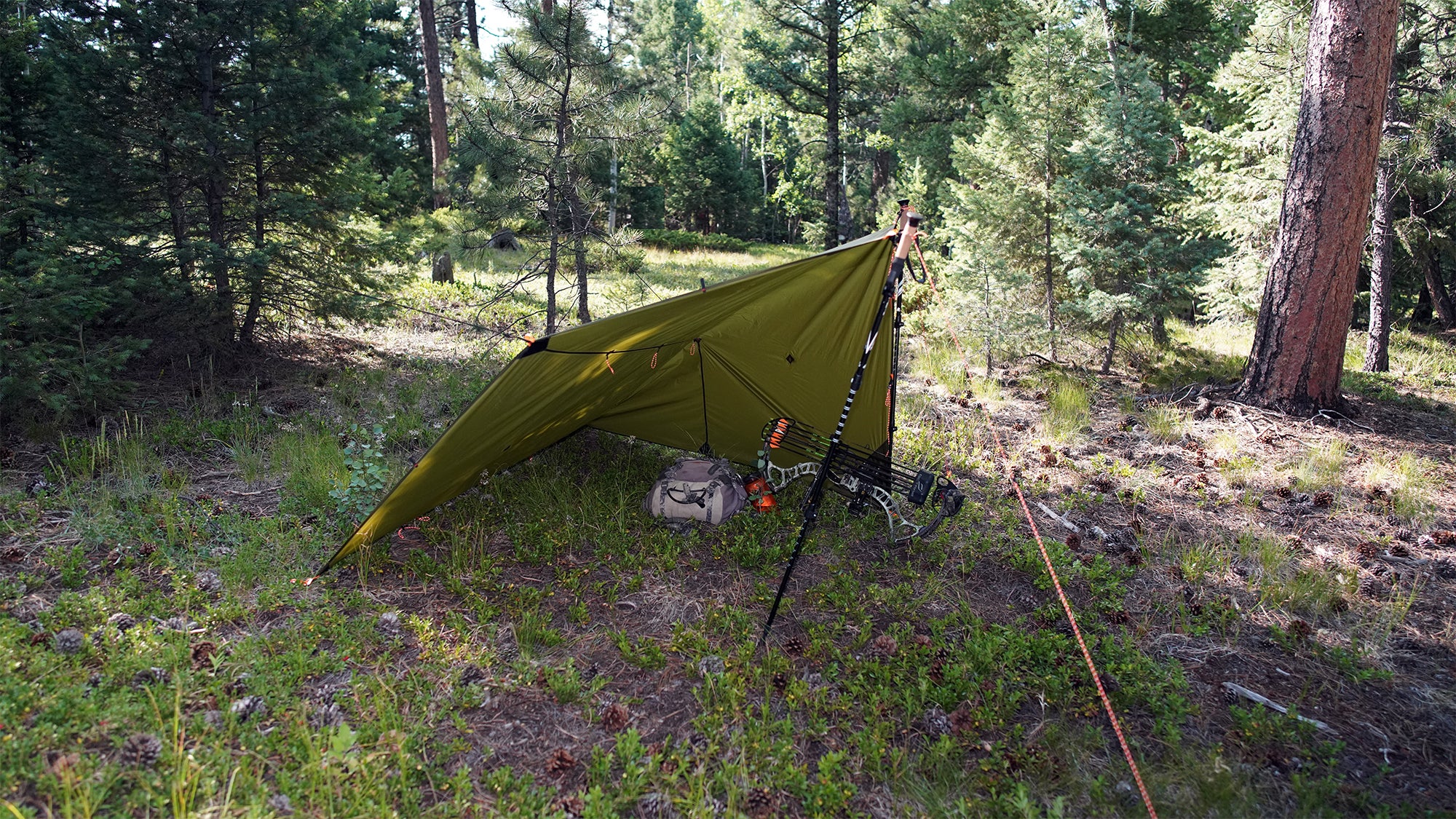 Hunters Tarp® Montana (7'x8’) Shelter - Gear Cover - Hunting Blind ...