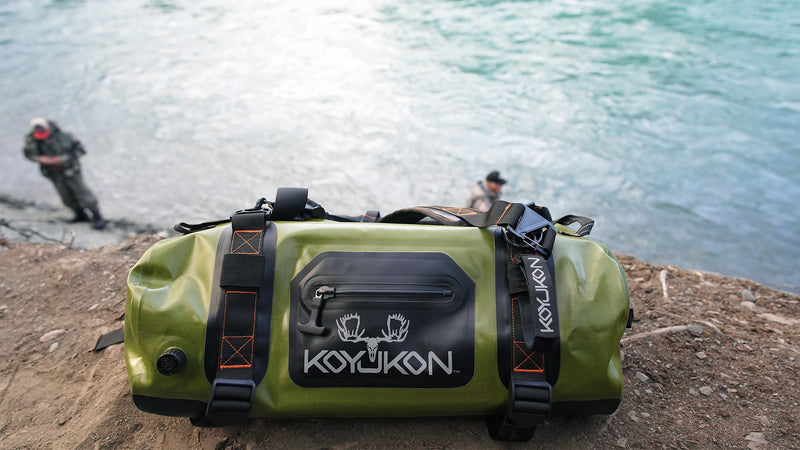 Load image into Gallery viewer, Waterproof Duffel Bag by Koyukon®- 70L Alpine Green
