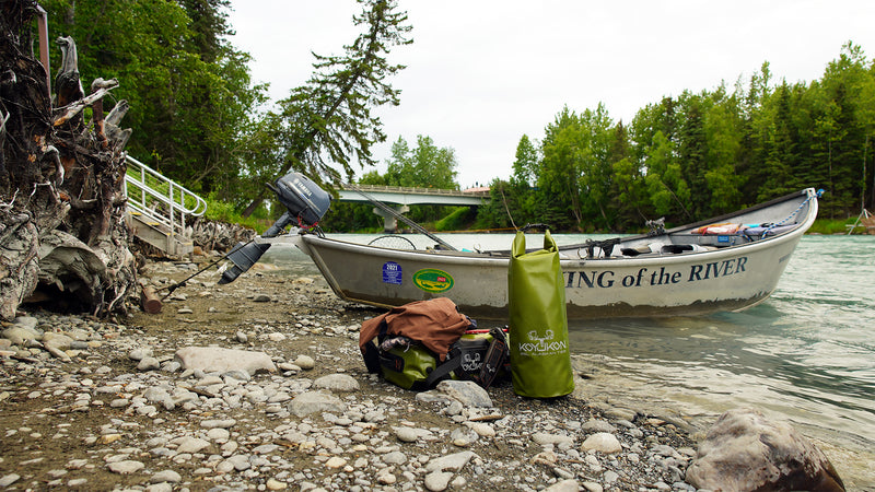 Load image into Gallery viewer, Waterproof Duffel Bag by Koyukon®- 70L Alpine Green
