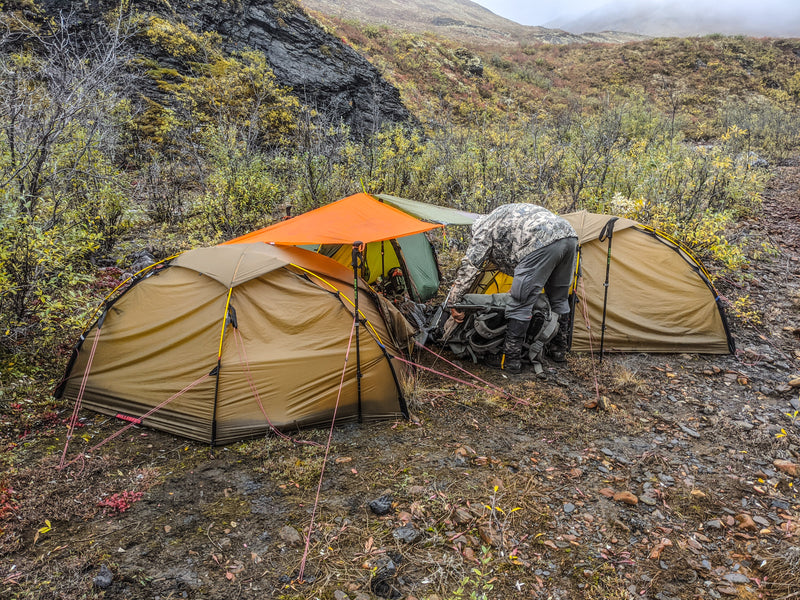 Load image into Gallery viewer, Hunter&#39;s Tarp® Combo Pack- 1 Green and 1 Orange
