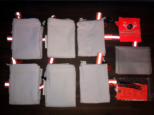 GearOZ Elk Game Bags Hunting Meat Bag 5-Pack Reusable Rolled Heavy Duty  Quarter Bags, Durable Big Game Bags for Elk/Caribou/Deer/Moose, 48 x4, 28  x1